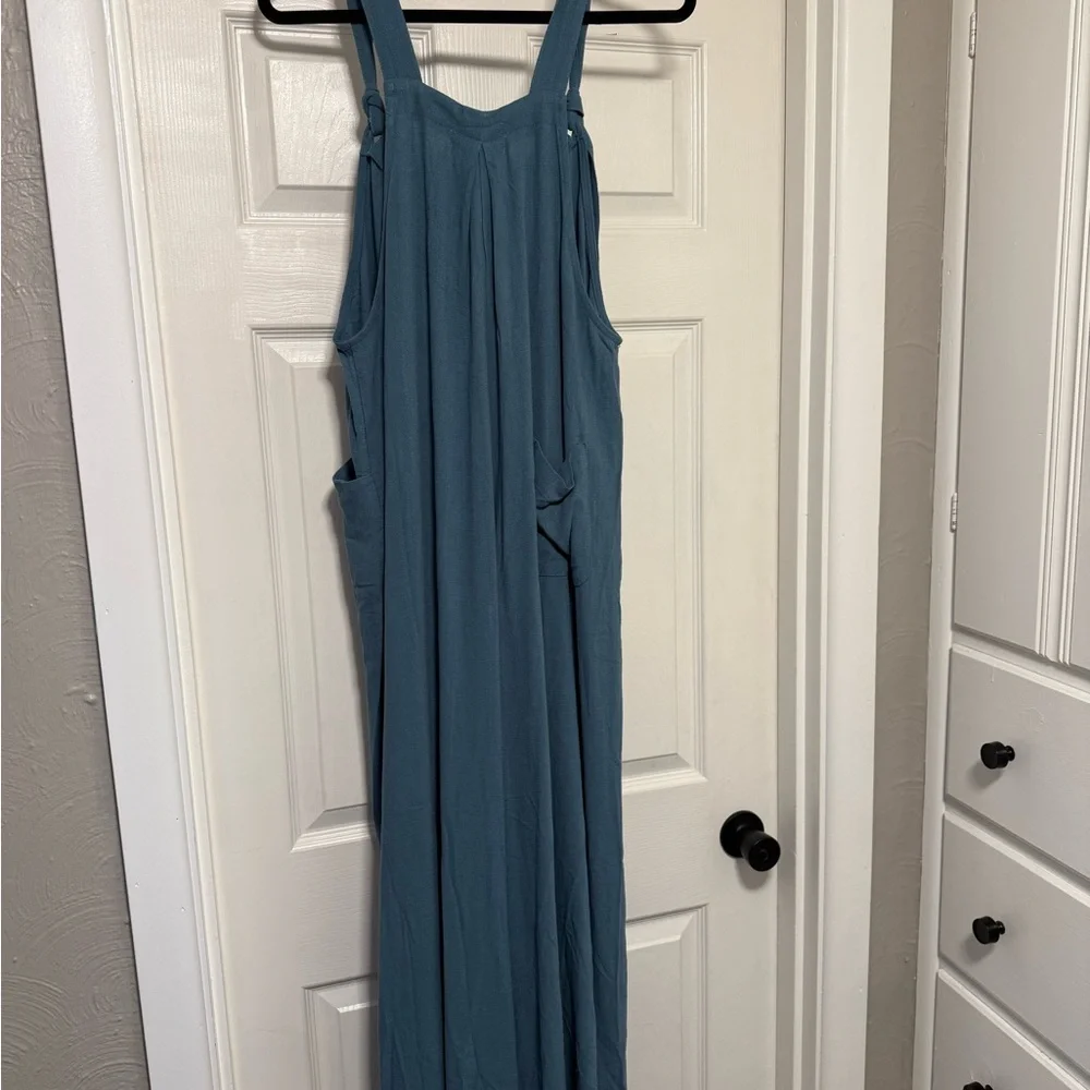 Women's Blue Jumpsuit - Picture 8 of 8